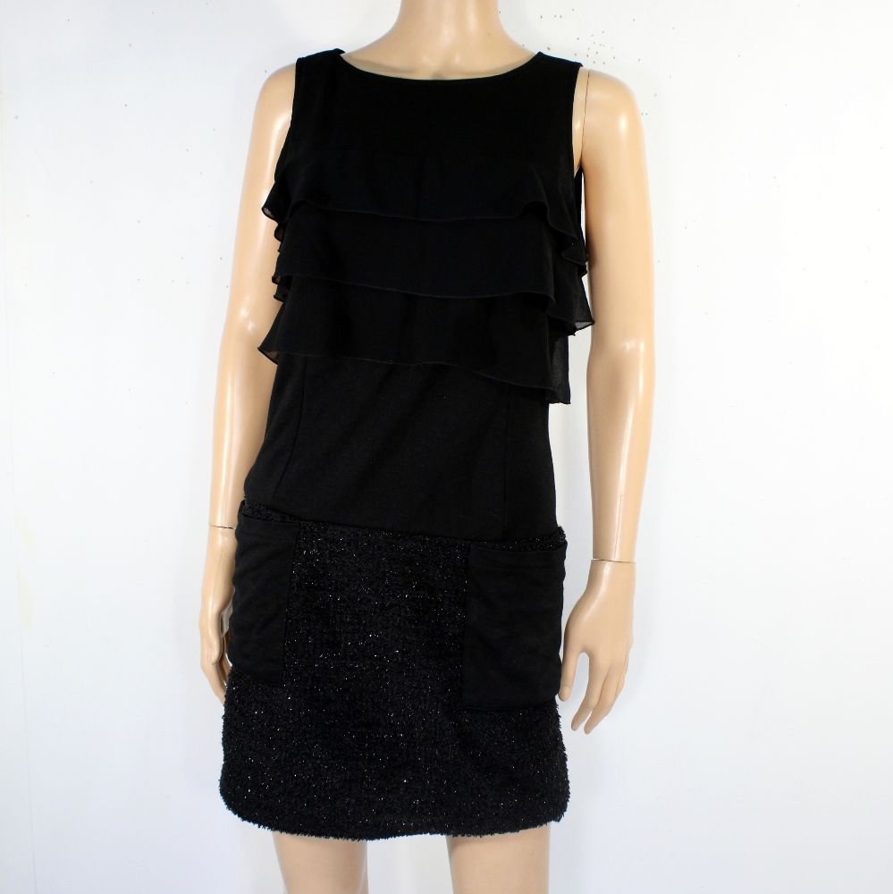 Robe De Soirée Noire MORGAN Taille Estimé M Bon état -  reconditionné disponible sur Label Emmaüs